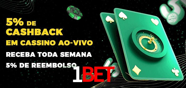 Promoções do cassino ao Vivo 1bet